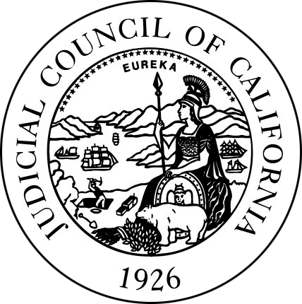 Judicial Council of California logo.